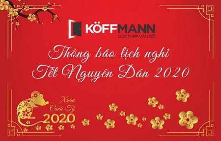 Thông báo lịch nghỉ tết Nguyên Đán 2020